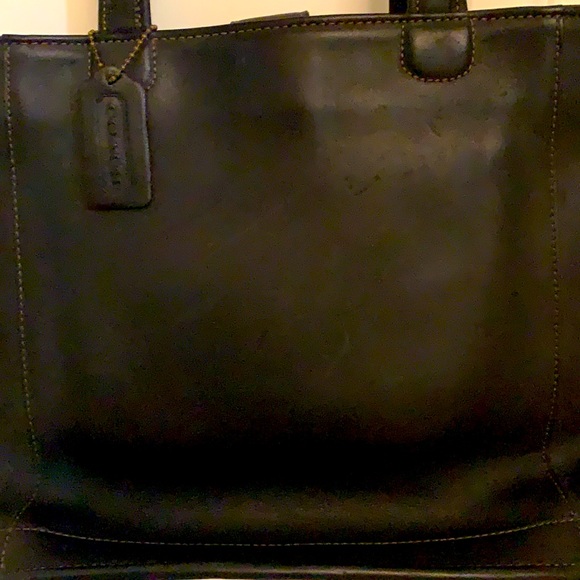 Coach black leather bag - Picture 2 of 4